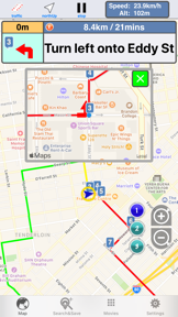 Navi DirectionsX screenshot