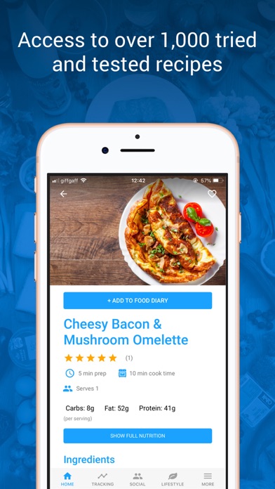 Low Carb Program Screenshot