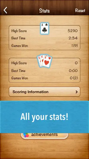 Solitaire Klondike game cards screenshot 3