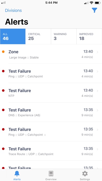 Catchpoint iPhone screenshot 1 - Business app