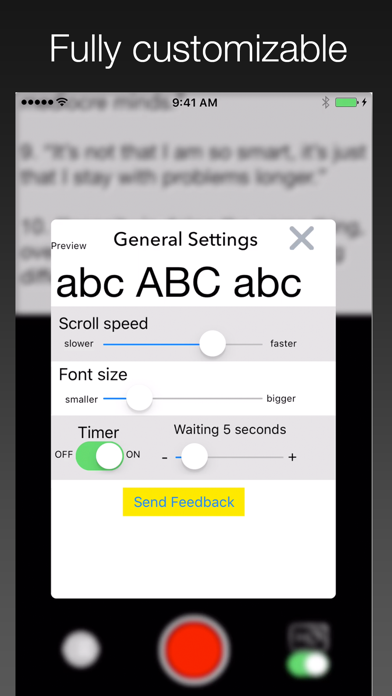 Video Teleprompter Pro Screenshot