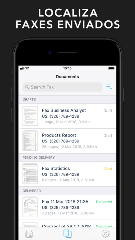 FAX App. Enviar fax con iPhone screenshot 5 of 5