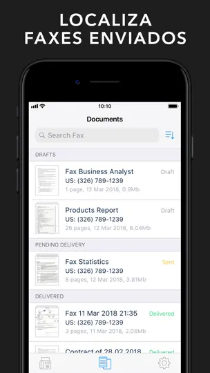 Captura de pantalla de FAX App. Enviar Fax Con IPhone en iPhone 5