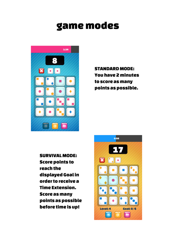 matchmania - puzzle match game iPad screenshot