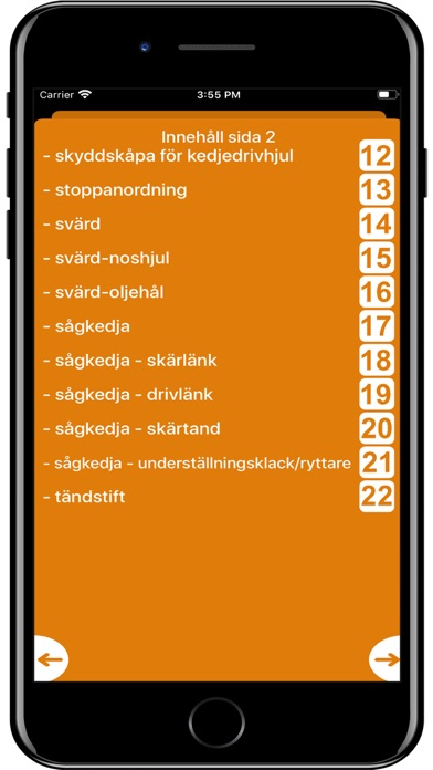Screenshot #3 pour Motorsåg A2 Motorsågens delar