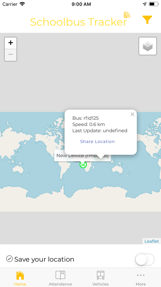 #3. Ontrack school bus (iOS) Podle: Hrishikesh Mulangil
