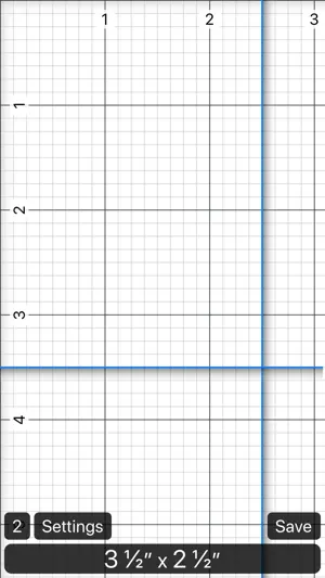 Ruler 2.0 - inch, mm, cm screenshot 1