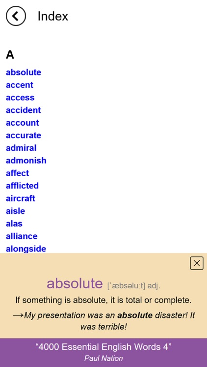 4K Essential English Words 4 screenshot-4