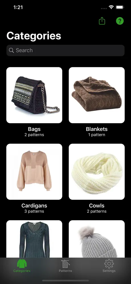 Knitting Patterns Full