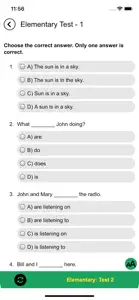 English Grammar Tests (9246) screenshot #2 for iPhone