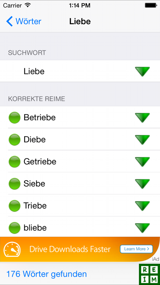 #5. Reim finden (iOS) By: Oliver Kuehne