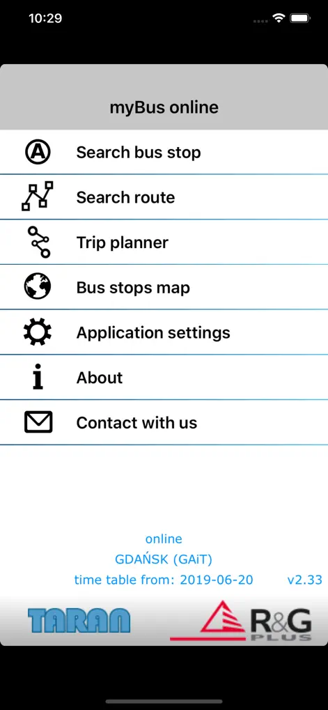 myBus online - Travel App | MWM