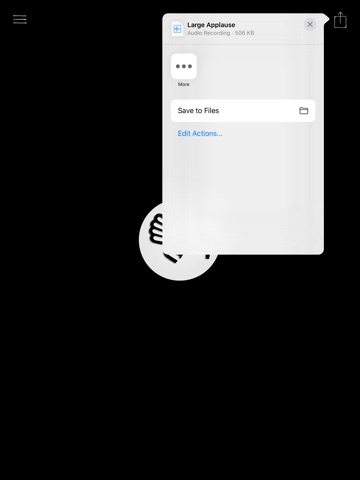 Applause ! iPad screenshot