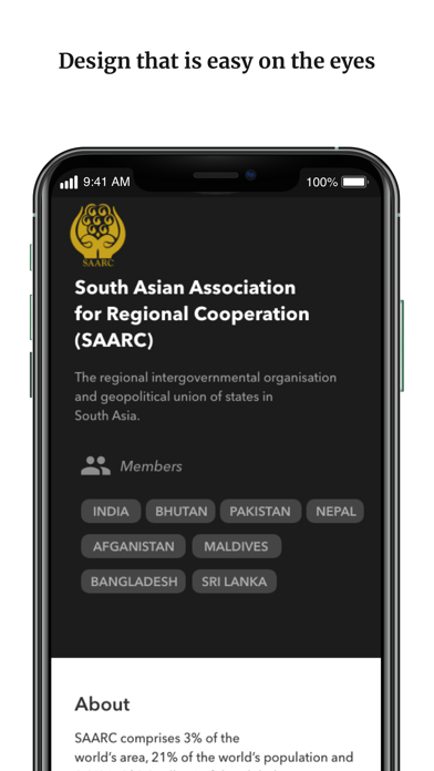 SAARC Info screenshot 4