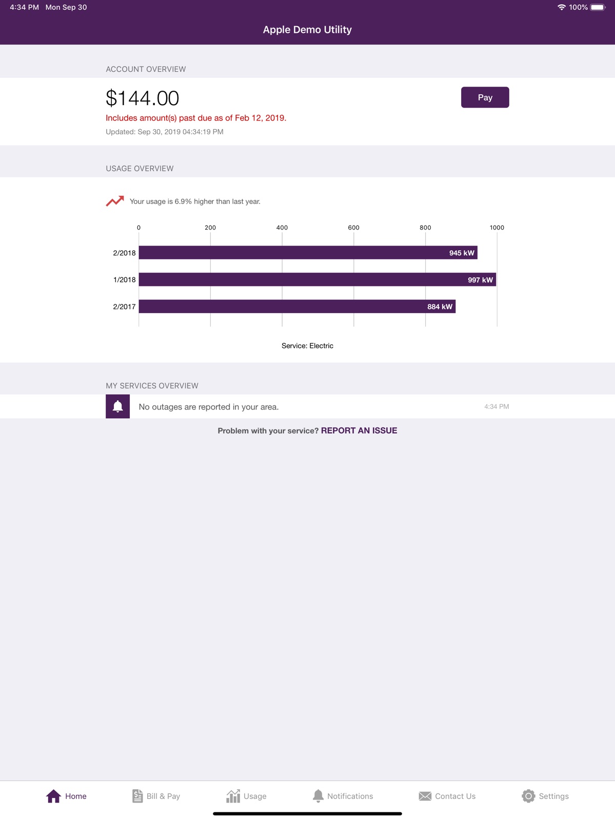 SmartHub ipad screenshot 2
