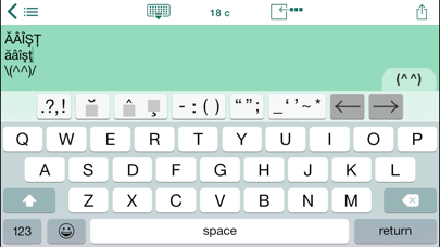 Screenshot #2 pour Easy Mailer Rumanian Keyboard