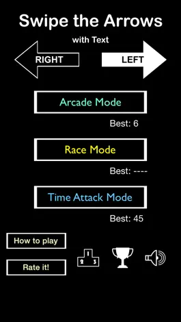 Game screenshot Text Arrows: black white swipe mod apk