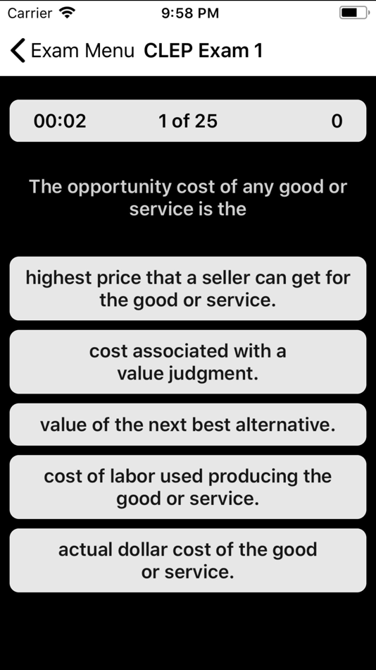 #2. CLEP Macroeconomics Prep (iOS) 由: Feraco media Inc.