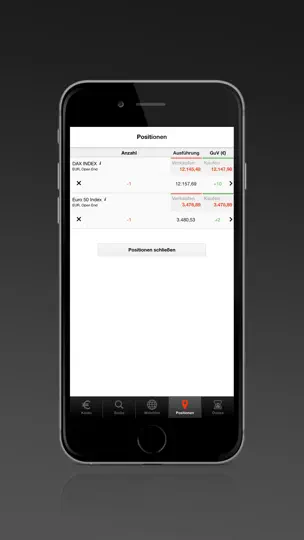 Screenshot von S Broker CFD App auf dem iPhone 3