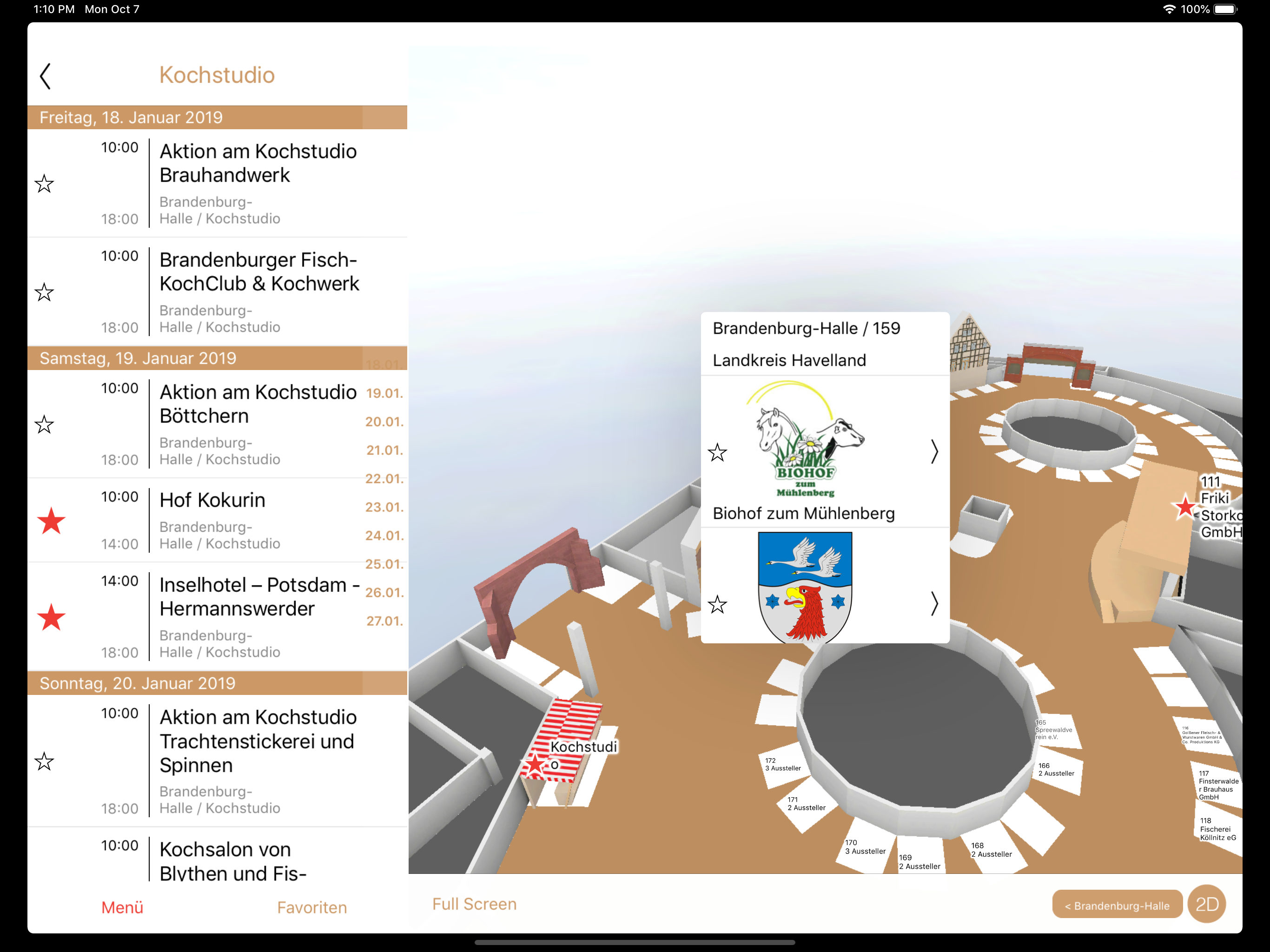 Brandenburg Halle auf der IGW screenshot 8