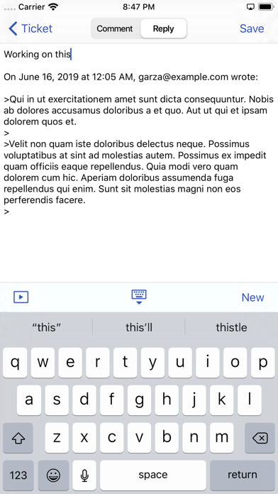 RT Mobile 4 iPhone screenshot 4 - Productivity app