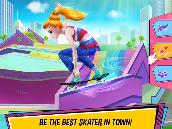 City Skater Board Master iPad app afbeelding 1