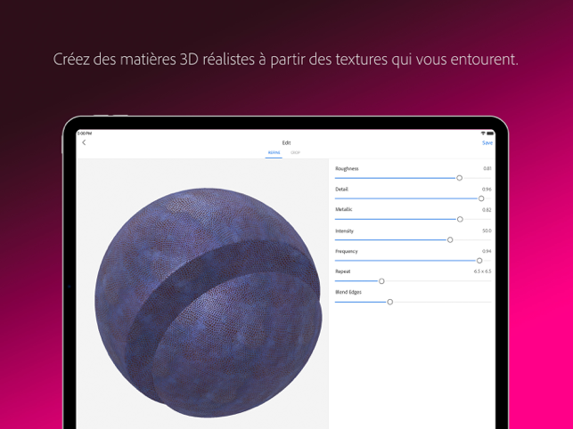‎Adobe Capture:Outil pour Ps,Ai Capture d'écran