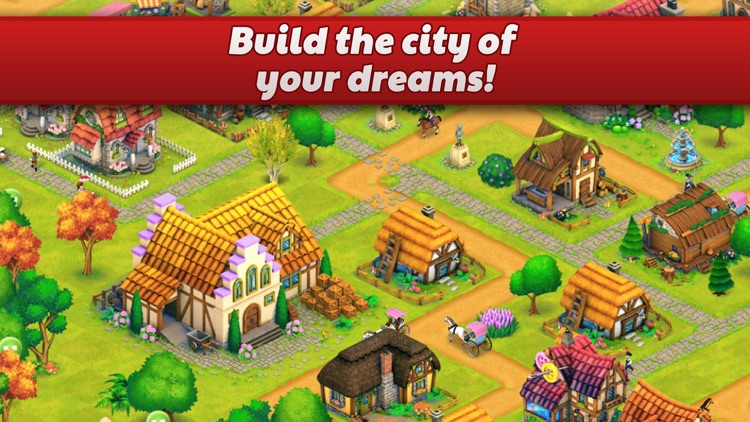 Town Village: Farm Build Trade