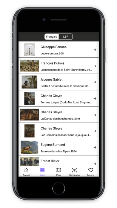 Musée cantonal des Beaux-Arts Screenshot