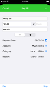 myAccount$ Lite screenshot