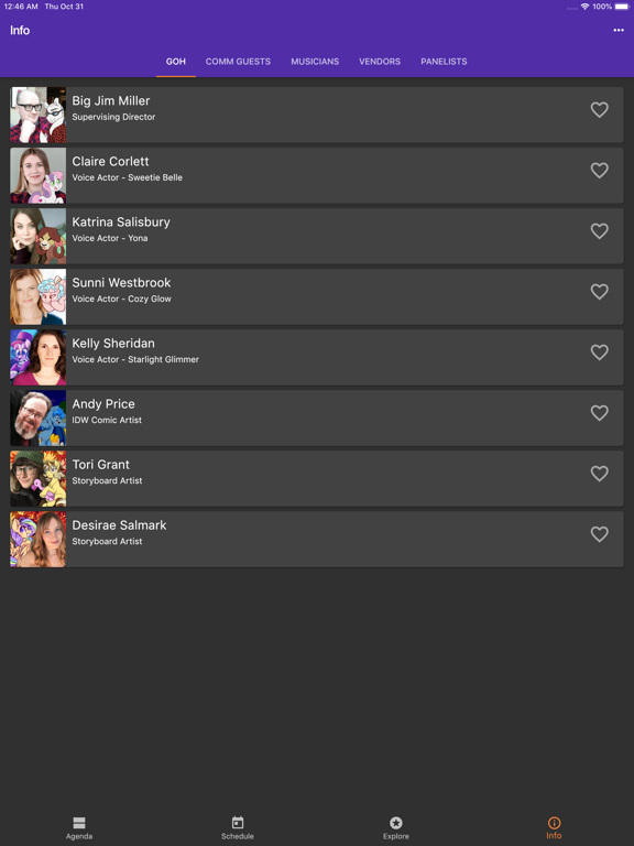 Ponyville Ciderfest Convention iPad screenshot 7 - Reference app