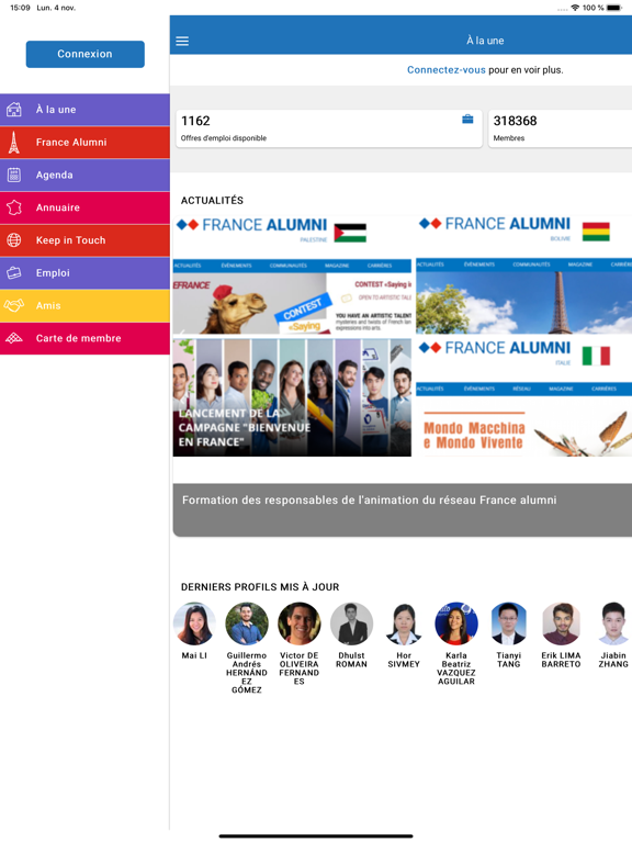Screenshot #5 pour France Alumni