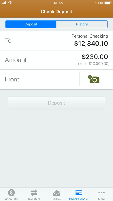 First Exchange Bank Screenshot