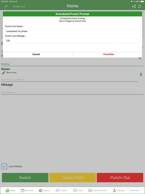 Timesheet Mobile™ iPad screenshot 5 - Business app
