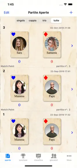 Game screenshot iPunti Burraco hack