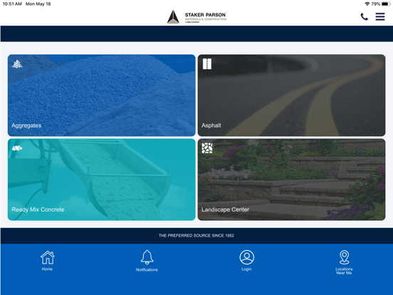 Staker Parson iPad screenshot 1 - Business app