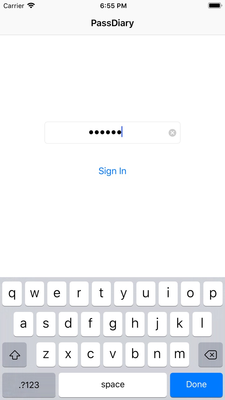 iPhone screenshot