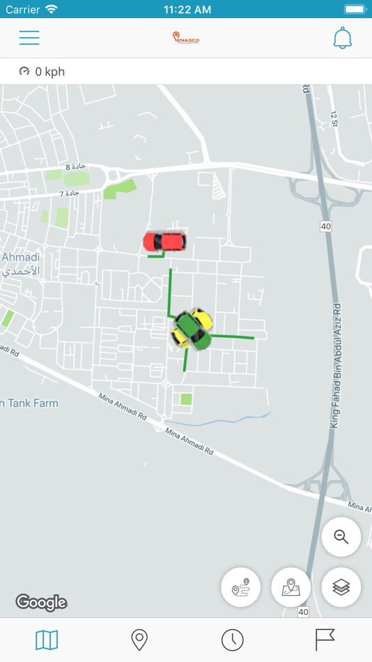 #2. Ensaco GPS tracker (iOS) By: ENASCO GENERAL TRADING & CONT. CO. WLL