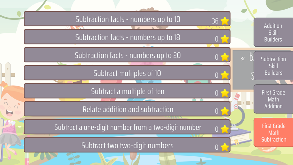 #2. First Grade Math Trainer (iOS) 由: Sergey Malugin