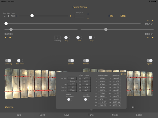 Screenshot #4 for Gamelan Gender