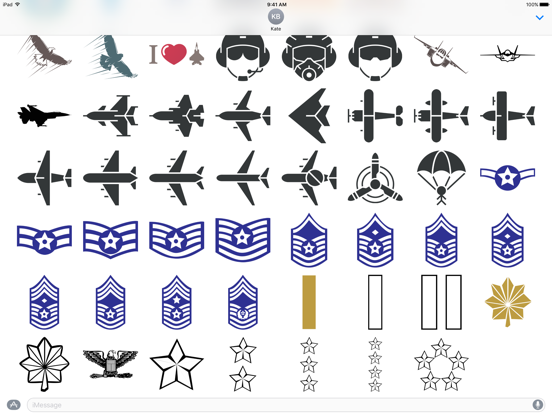 Screenshot #5 pour Air Force - Stickers