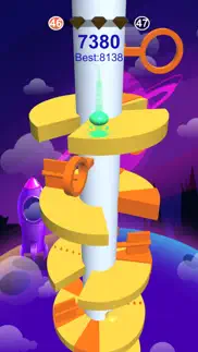 hop ball-bounce on stack tower iphone screenshot 2