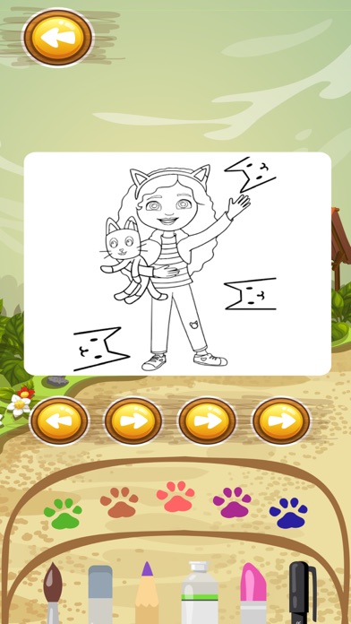 Dolls Doodle Coloring & puzzle Screenshot