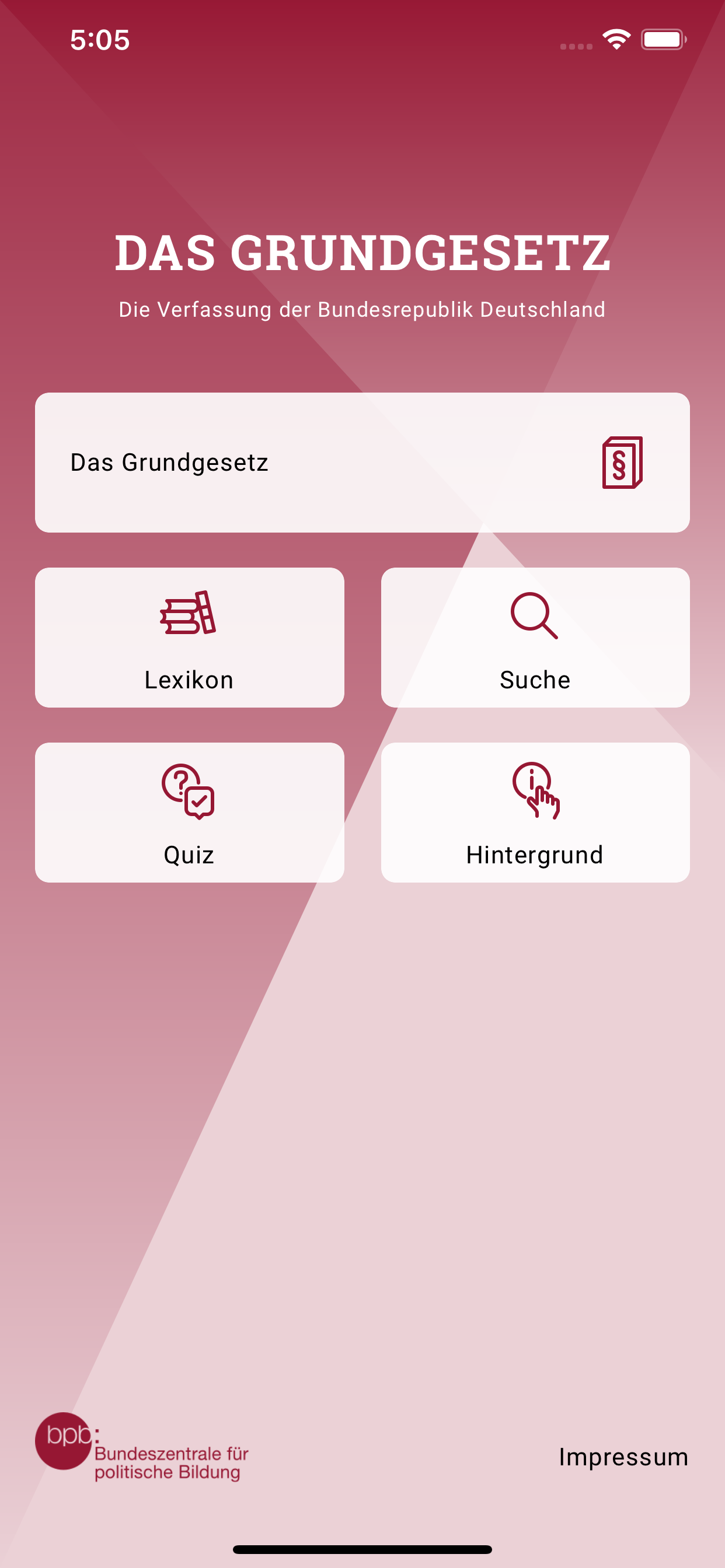 bpb: Das Grundgesetz