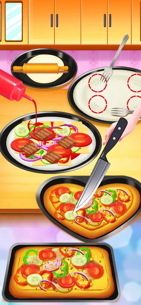 Cooking Foods In The Kitchen