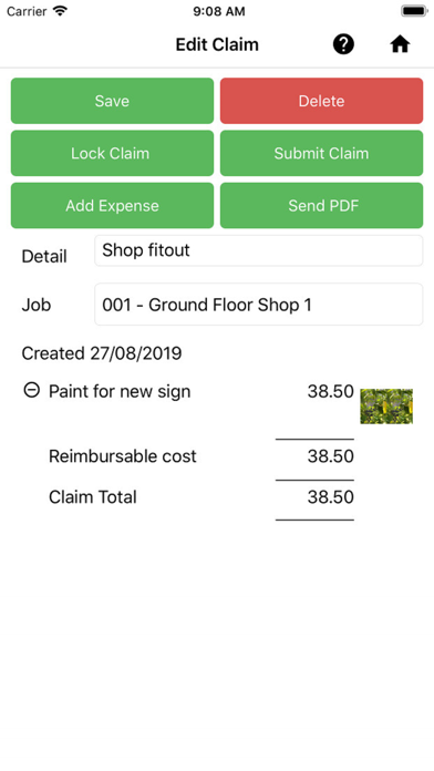Screenshot #3 pour WebReq Exp Claim