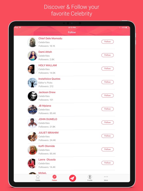Kirusa Channels iPad screenshot 5 - Entertainment app