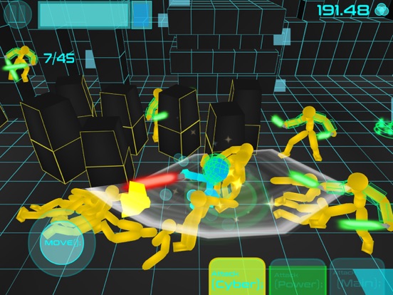 Stickman Neon: Sword Fighting screenshot 2