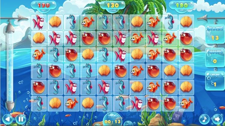 Fish World-3 Match Game