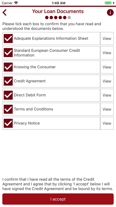 Premium Credit - eJourney Screenshot